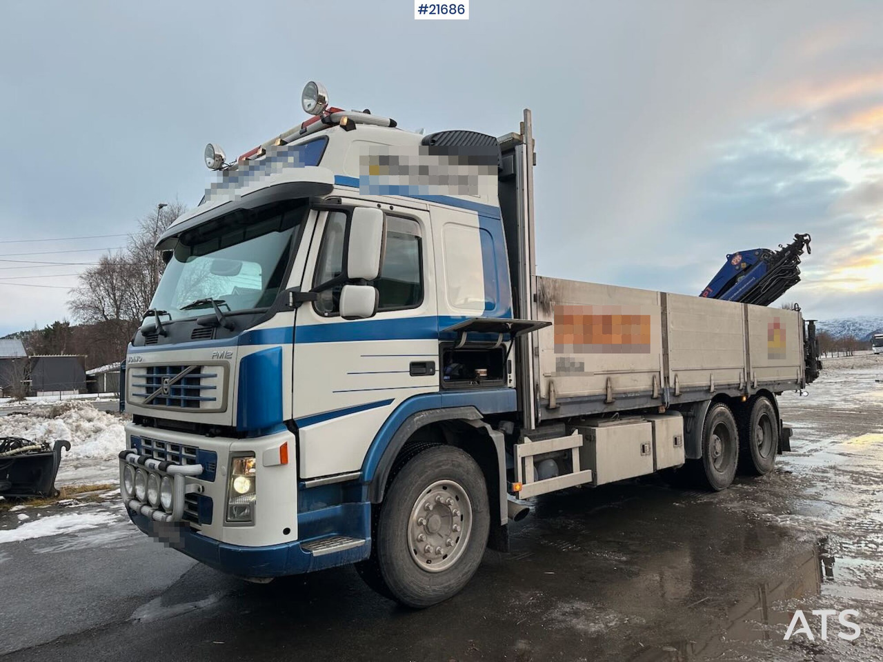 Volvo FM12 Globetrotter 6x4 kranbil m/ bak montert 18 t/m kran og vinsj. SE VIDEO - Camion grue: photos 2 Volvo FM12 Globetrotter 6x4 kranbil m/ bak montert 18 t/m kran og vinsj. SE VIDEO - Camion grue: photos 2
