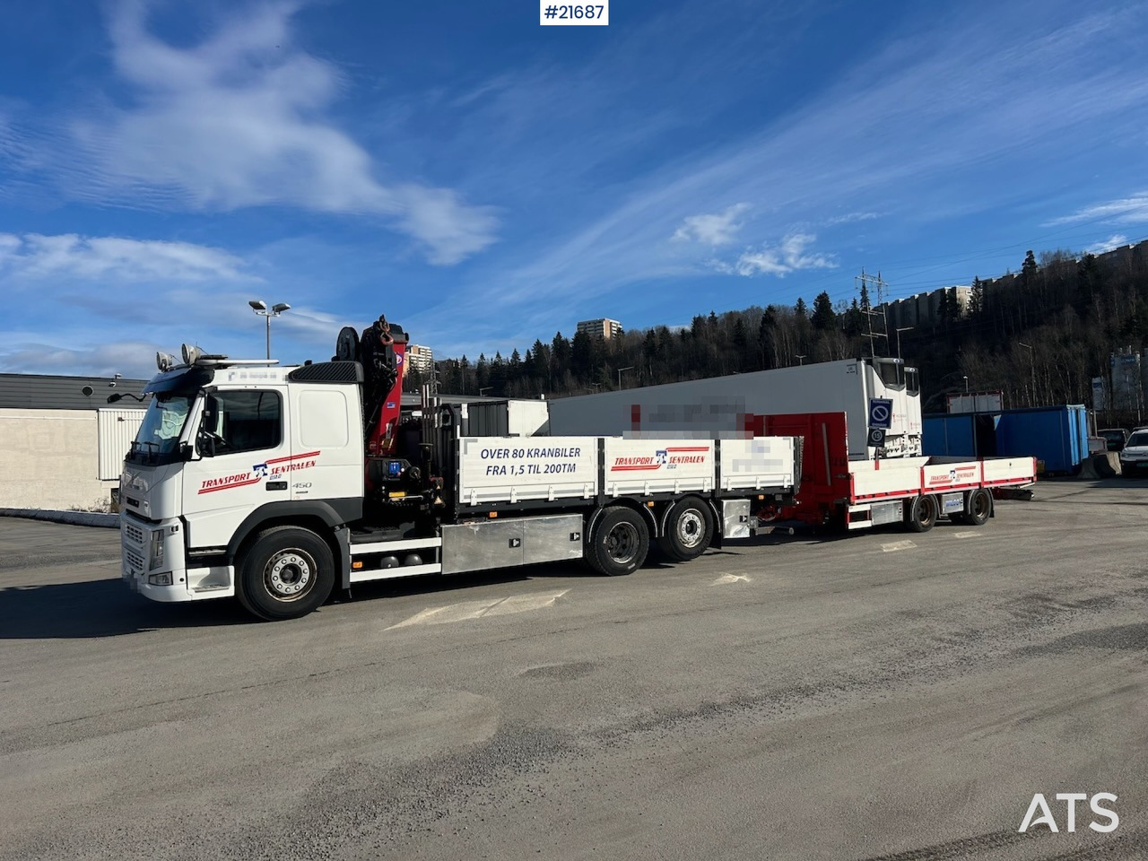 Volvo FM450 Kranbil m/ 21 t/m HMF kran og Løftelem. 194 000 km! - Camion grue: photos 2 Volvo FM450 Kranbil m/ 21 t/m HMF kran og Løftelem. 194 000 km! - Camion grue: photos 2
