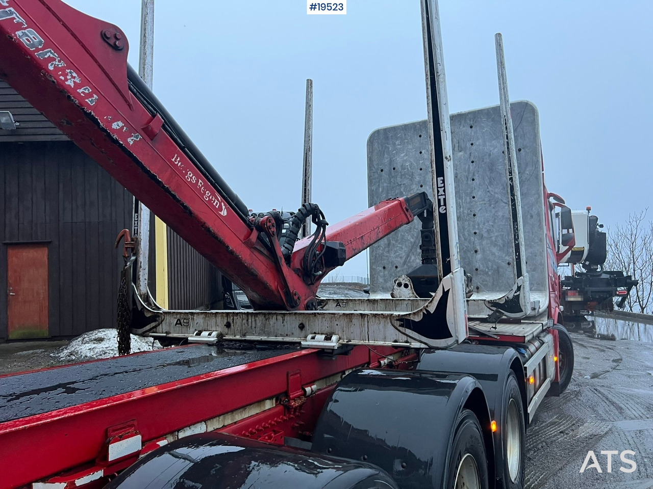 Camion grumier Volvo Fh540 8x4 Tømmerbil m/ 2016 M110L80 Palfinger krane og tømmerklype: photos 38