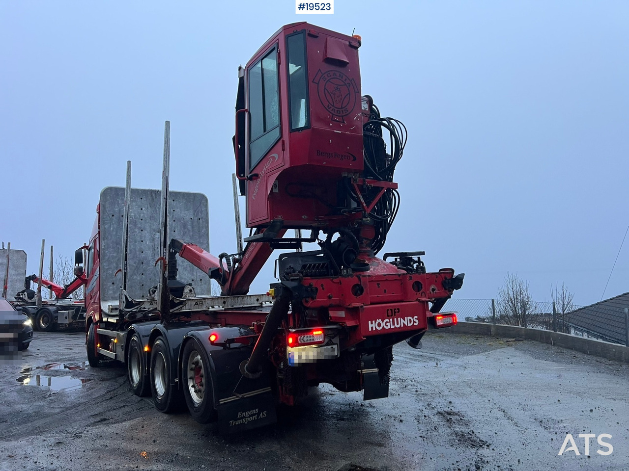 Camion grumier Volvo Fh540 8x4 Tømmerbil m/ 2016 M110L80 Palfinger krane og tømmerklype: photos 13