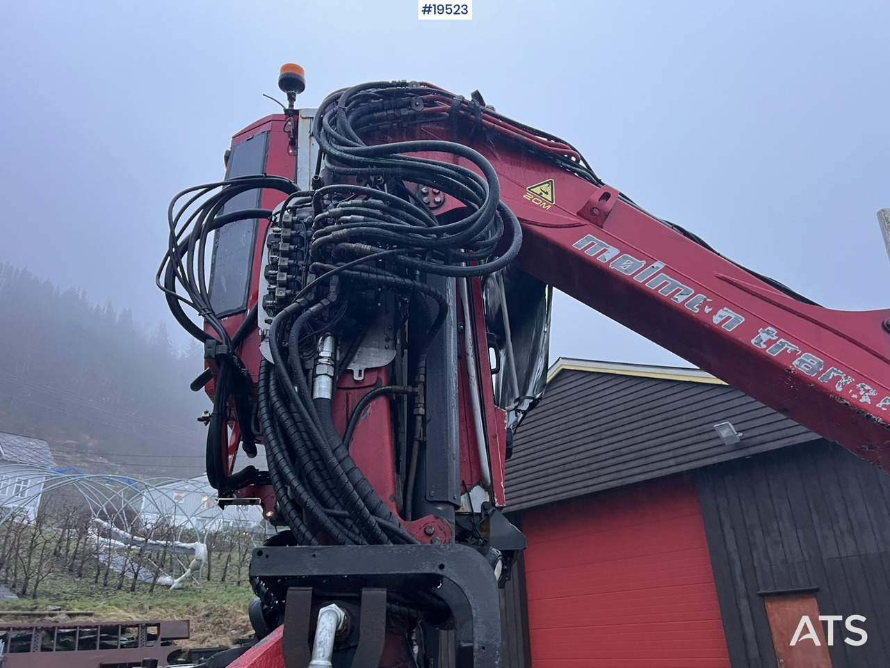 Camion grumier Volvo Fh540 8x4 Tømmerbil m/ 2016 M110L80 Palfinger krane og tømmerklype: photos 36