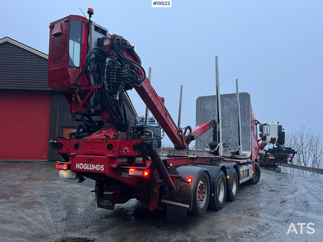 Camion grumier Volvo Fh540 8x4 Tømmerbil m/ 2016 M110L80 Palfinger krane og tømmerklype: photos 8