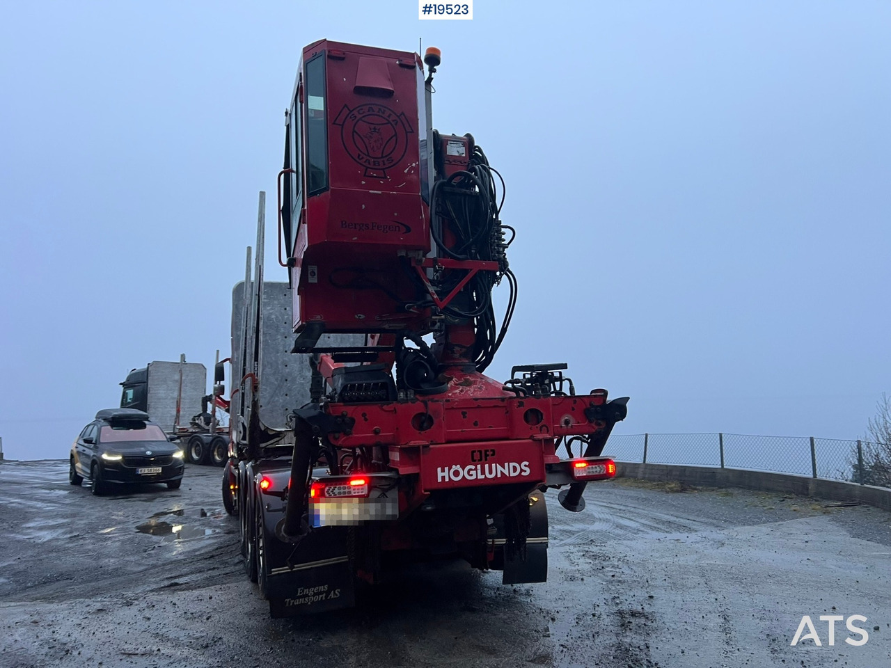 Camion grumier Volvo Fh540 8x4 Tømmerbil m/ 2016 M110L80 Palfinger krane og tømmerklype: photos 12