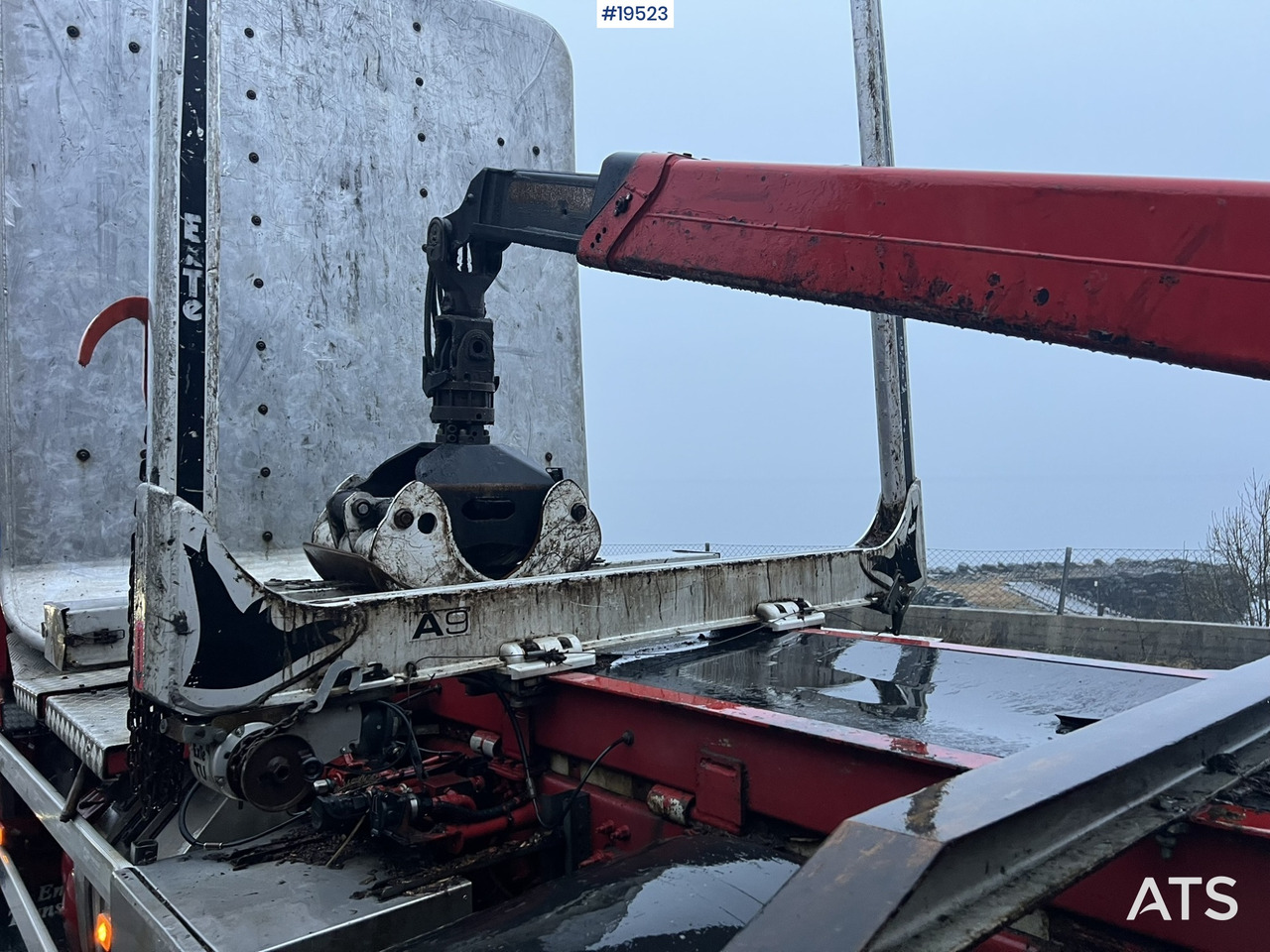 Camion grumier Volvo Fh540 8x4 Tømmerbil m/ 2016 M110L80 Palfinger krane og tømmerklype: photos 31