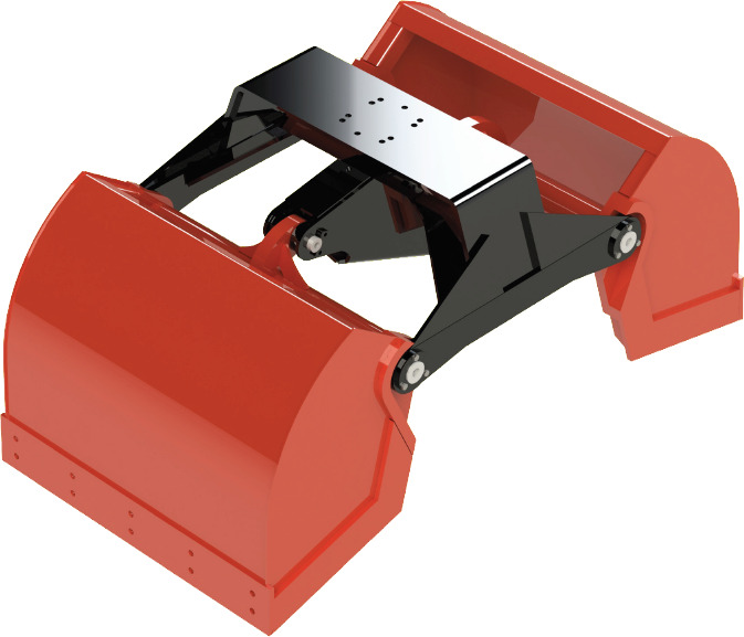 Clamshell bucket with high capacity BV-S 1000 - Benne preneuse pour Grue auxiliaire: photos 1 Clamshell bucket with high capacity BV-S 1000 - Benne preneuse pour Grue auxiliaire: photos 1