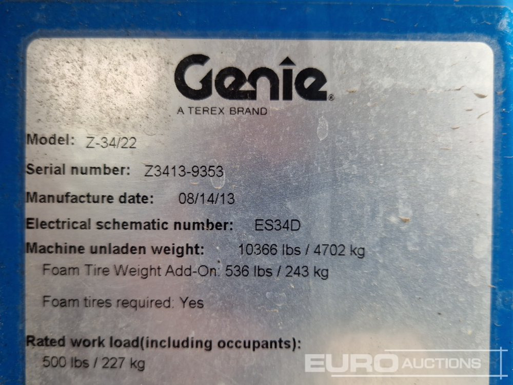Nacelle 2013 Genie Z-34/22: photos 30