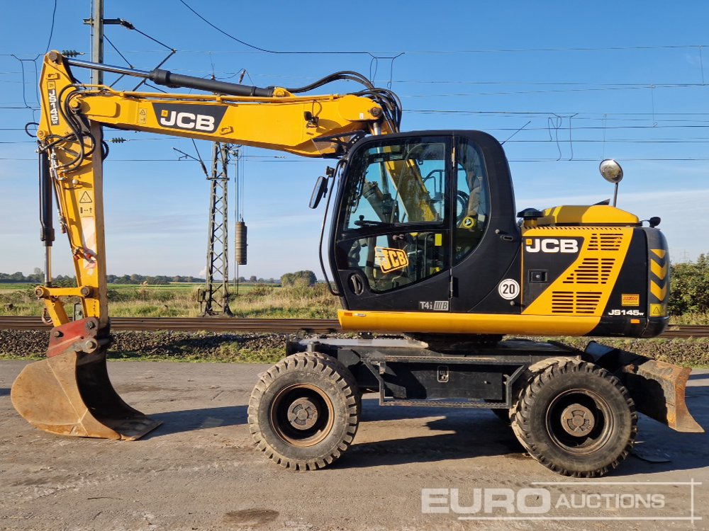 2014 JCB JS145W - Pelle sur pneus: photos 2 2014 JCB JS145W - Pelle sur pneus: photos 2