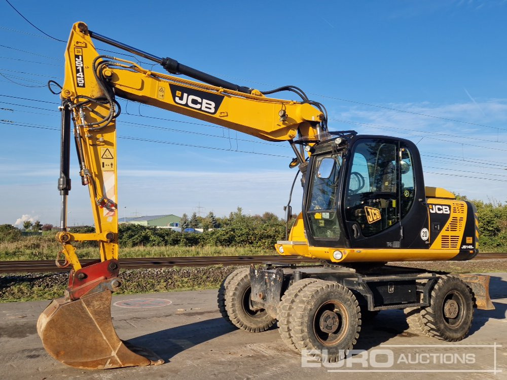 2014 JCB JS145W - Pelle sur pneus: photos 1 2014 JCB JS145W - Pelle sur pneus: photos 1