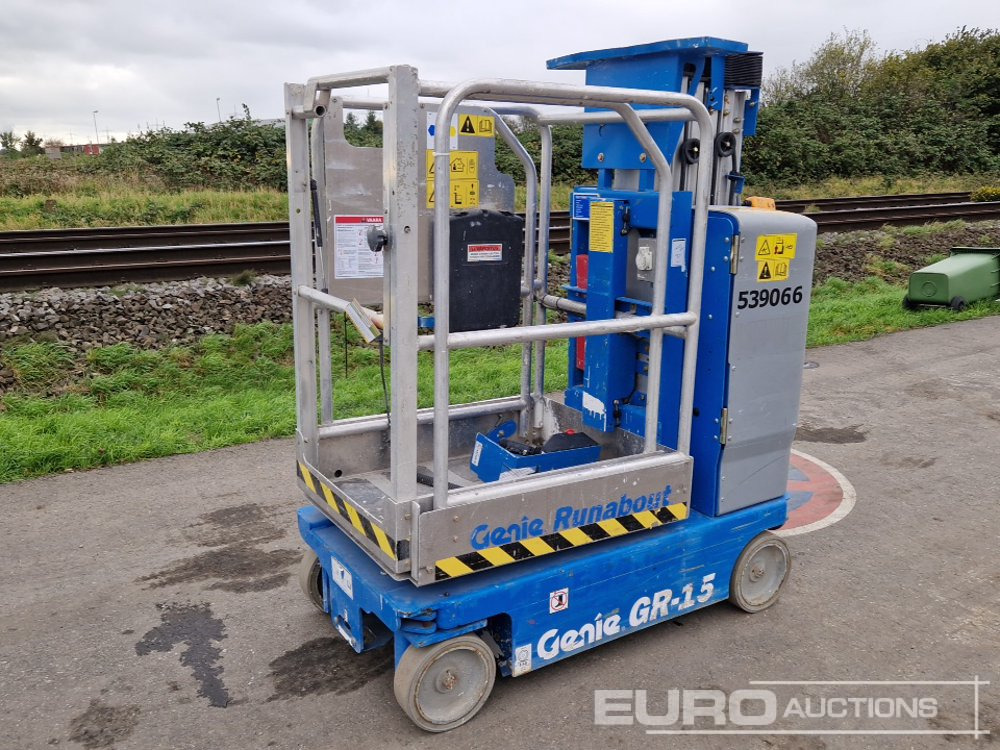 2017 Genie GR-15 - Nacelle à mât vertical: photos 1 2017 Genie GR-15 - Nacelle à mât vertical: photos 1