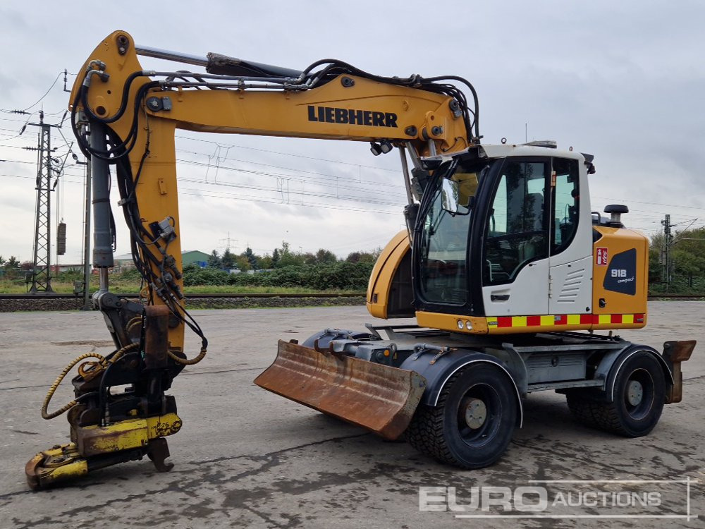 2017 Liebherr A918 Compact Litronic - Pelle sur pneus: photos 1 2017 Liebherr A918 Compact Litronic - Pelle sur pneus: photos 1