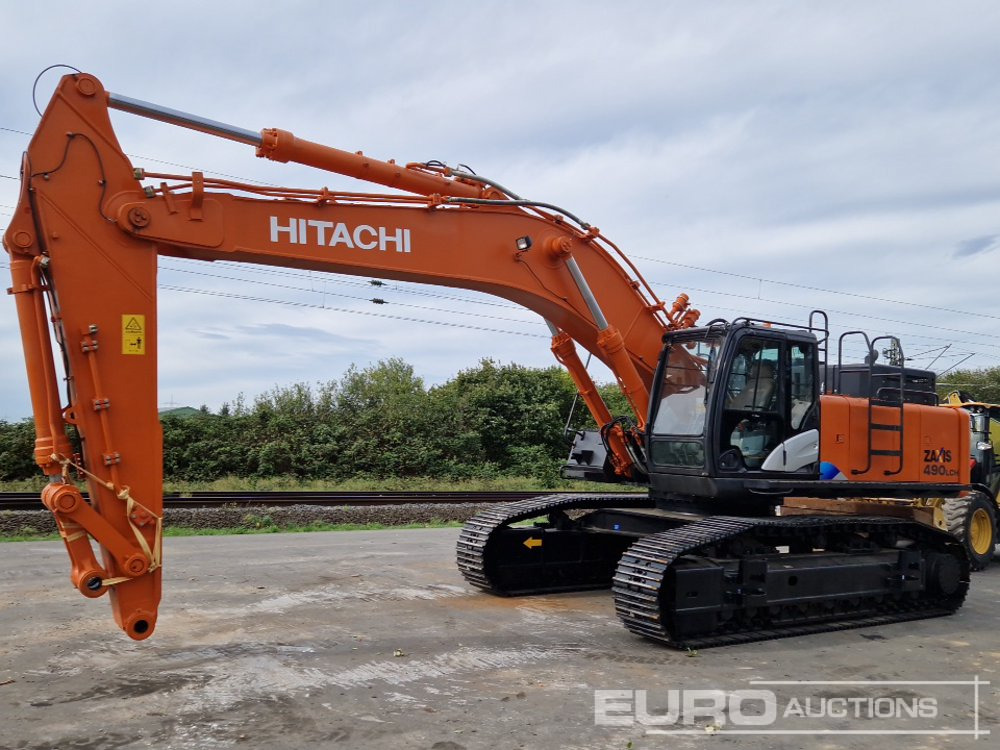 2020 Hitachi ZX490LCH-5A - Pelle sur chenille: photos 1 2020 Hitachi ZX490LCH-5A - Pelle sur chenille: photos 1