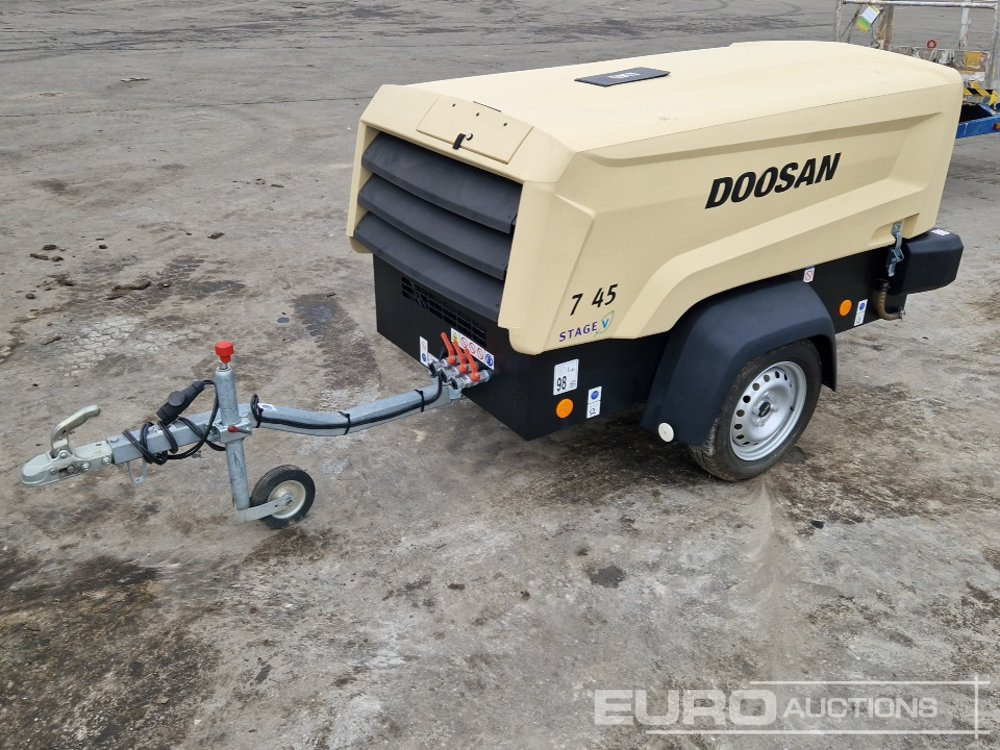 2022 Doosan 7/45 140CFM - Compresseur d'air: photos 1 2022 Doosan 7/45 140CFM - Compresseur d'air: photos 1