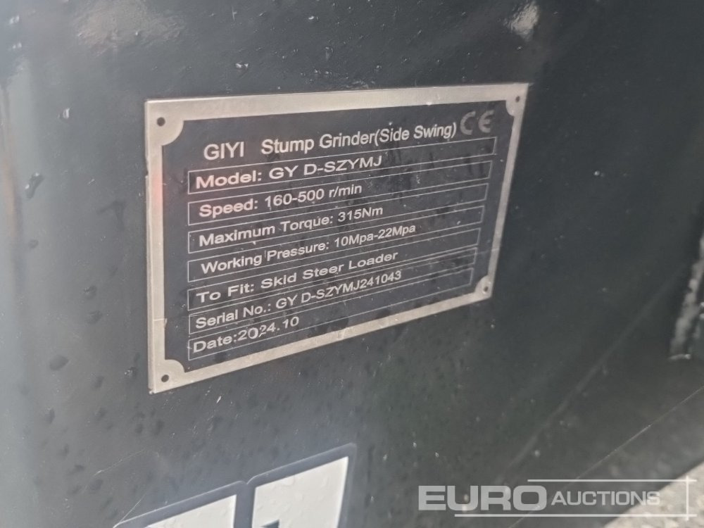 Accessoire pour Mini chargeuse 2024 GIYI GY D-SZYMJ: photos 23