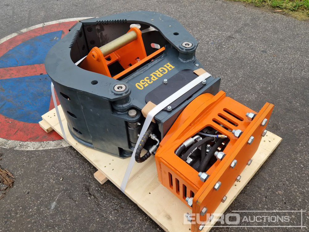 HGRP350 Hydraulic Rotating Grapple, MS01 to suit 2-5 Ton Excavator - Accessoire pour Pelle: photos 2 HGRP350 Hydraulic Rotating Grapple, MS01 to suit 2-5 Ton Excavator - Accessoire pour Pelle: photos 2