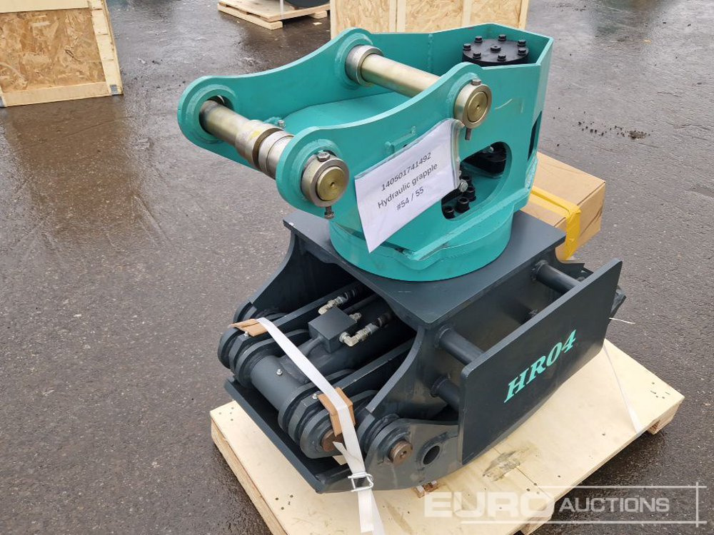 HR04 Hydraulic Rotating Grapple to suit 6-9 Ton Excavator - Accessoire pour Pelle: photos 2 HR04 Hydraulic Rotating Grapple to suit 6-9 Ton Excavator - Accessoire pour Pelle: photos 2