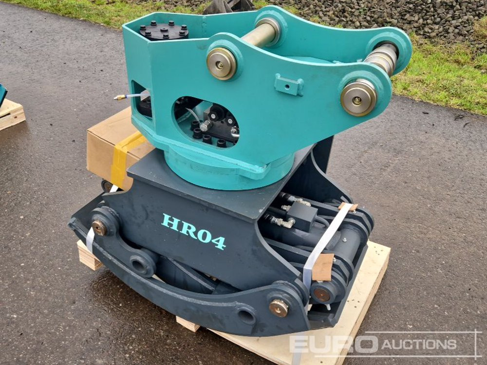 HR04 Hydraulic Rotating Grapple to suit 6-9 Ton Excavator - Accessoire pour Pelle: photos 1 HR04 Hydraulic Rotating Grapple to suit 6-9 Ton Excavator - Accessoire pour Pelle: photos 1