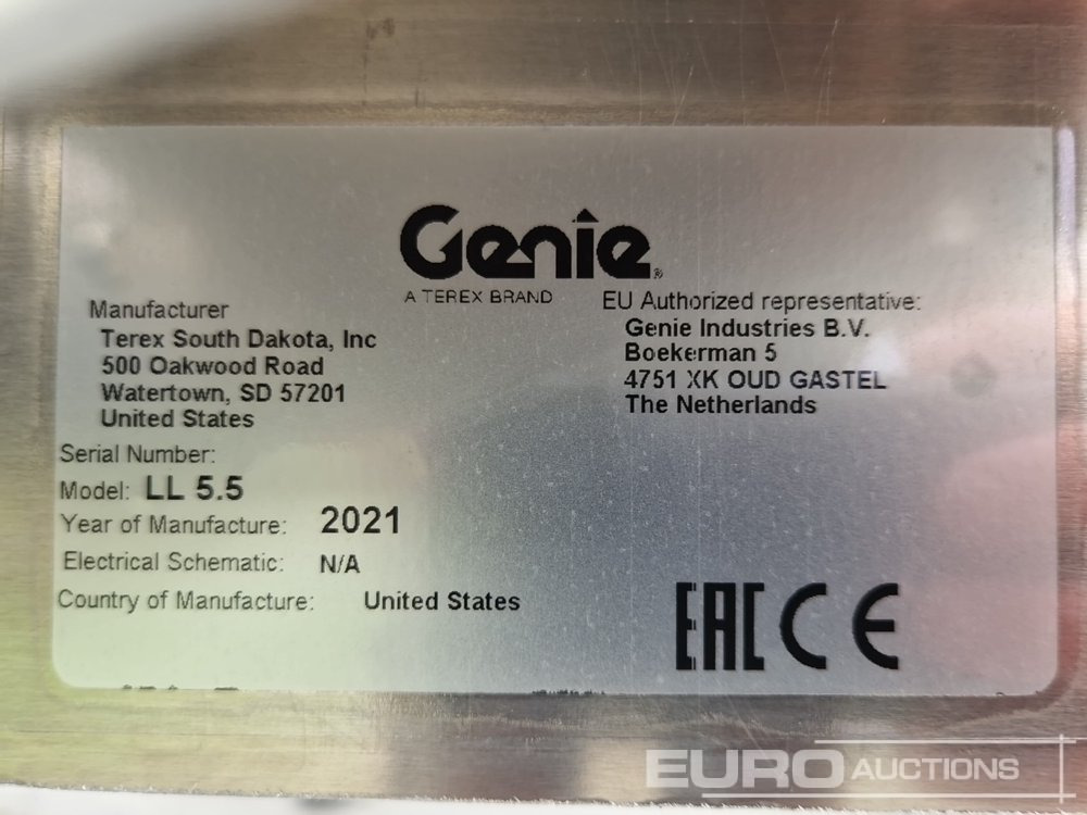 Matériel de manutention Unused Genie LL5.5: photos 9