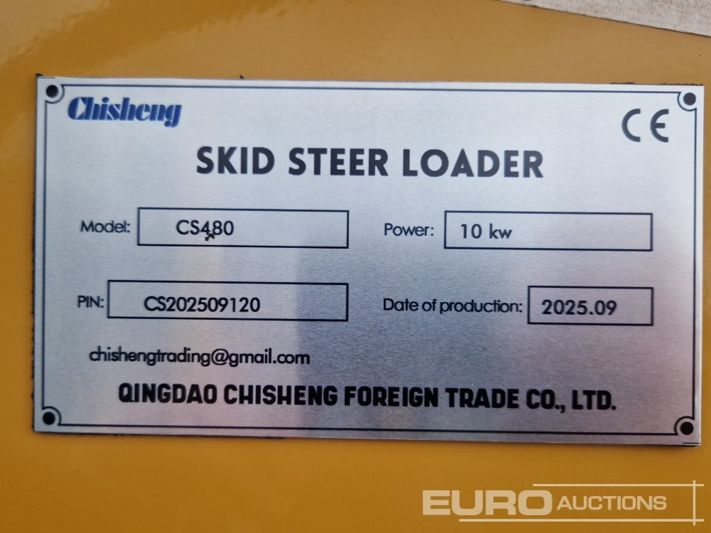 Mini chargeuse Unused 2025 Chisheng CS480: photos 21 Mini chargeuse Unused 2025 Chisheng CS480: photos 21