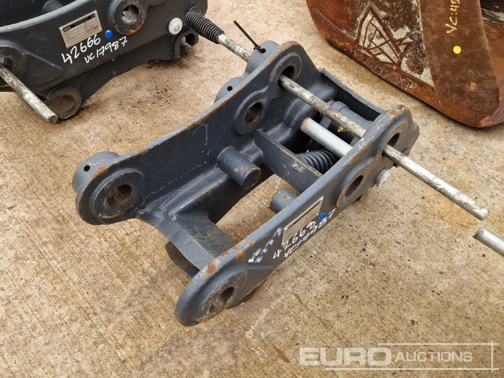 Unused 2025 Miller Manual QH 45mm Pin to suit 4-6 Ton Excavator - Attache rapide: photos 5 Unused 2025 Miller Manual QH 45mm Pin to suit 4-6 Ton Excavator - Attache rapide: photos 5