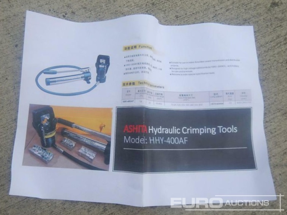 Unused Ashita HHY-400AF - Matériel de chantier: photos 5 Unused Ashita HHY-400AF - Matériel de chantier: photos 5