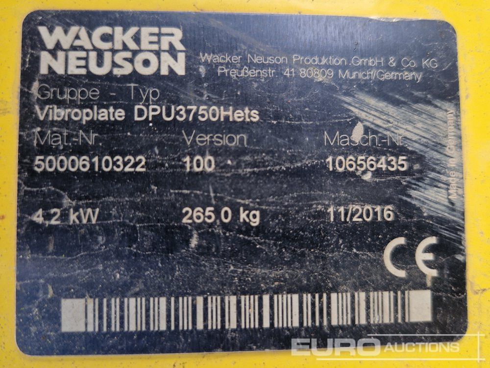 Travaux routiers Wacker Neuson DPU3750HETS: photos 12