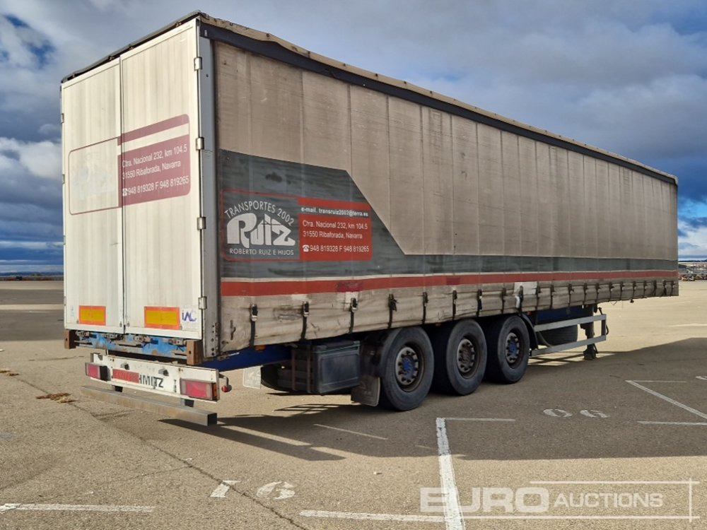 2001 Trailer Profi PRSH24 3 Axle Cuartainsider Trailer (Spanish Reg Docs Available / Documentación Española Disponible) - Semi-remorque rideaux coulissants: photos 3 2001 Trailer Profi PRSH24 3 Axle Cuartainsider Trailer (Spanish Reg Docs Available / Documentación Española Disponible) - Semi-remorque rideaux coulissants: photos 3