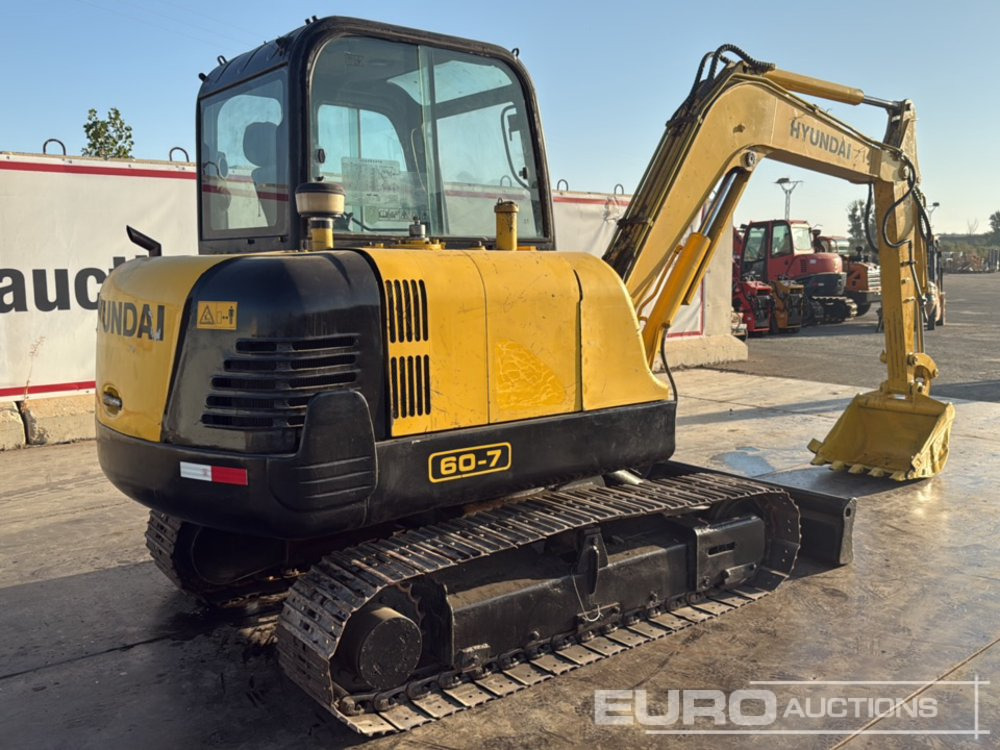 Hyundai R60-7 - Mini pelle: photos 5 Hyundai R60-7 - Mini pelle: photos 5