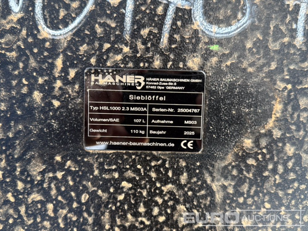 Unused 2025 Häner HSL1000 2.3 MS03A - Godet: photos 5 Unused 2025 Häner HSL1000 2.3 MS03A - Godet: photos 5