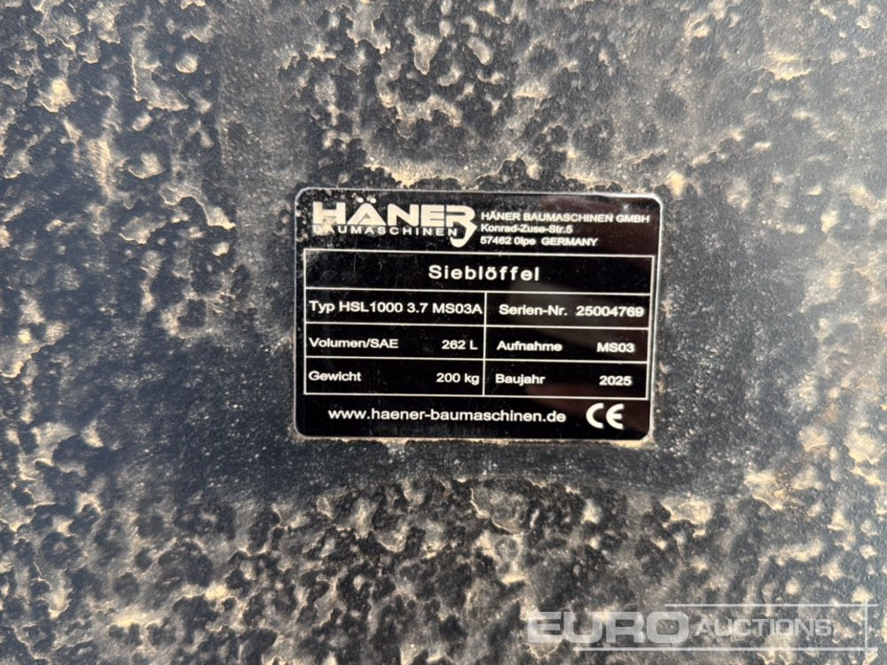 Unused 2025 Häner HSL1000 3.7 MS03 - Godet: photos 5 Unused 2025 Häner HSL1000 3.7 MS03 - Godet: photos 5