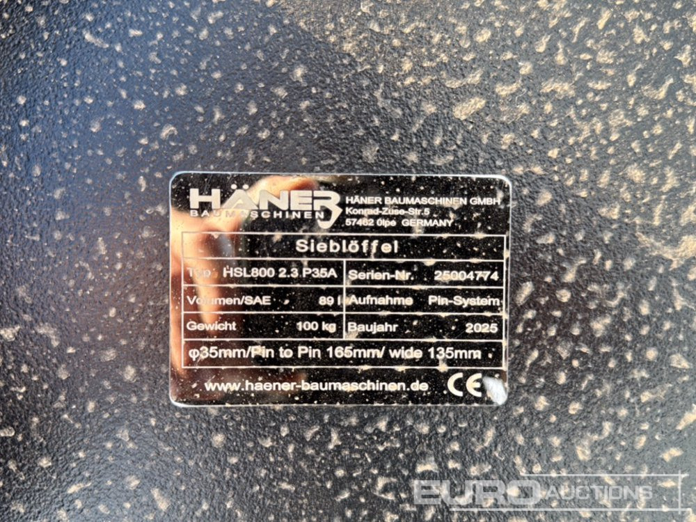 Unused 2025 Häner HSL800 2.3 P35A - Godet: photos 5 Unused 2025 Häner HSL800 2.3 P35A - Godet: photos 5