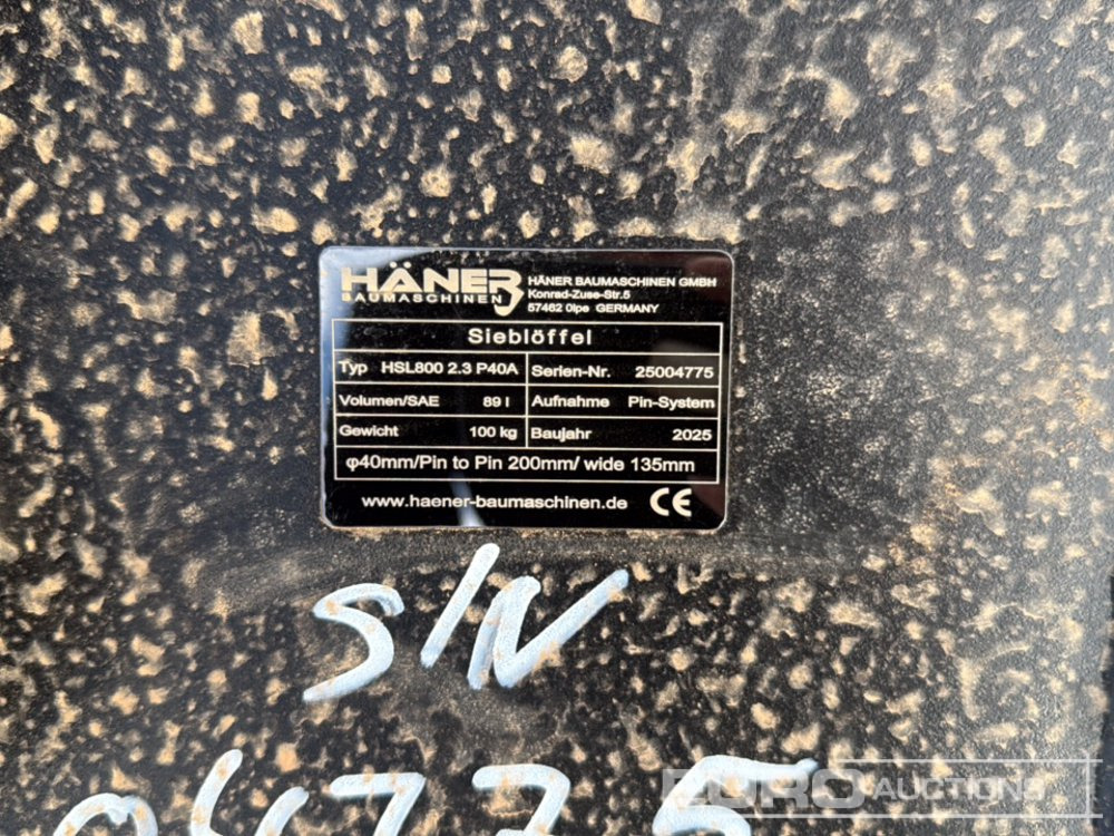 Unused 2025 Häner HSL800 2.3 P40A - Godet: photos 5 Unused 2025 Häner HSL800 2.3 P40A - Godet: photos 5