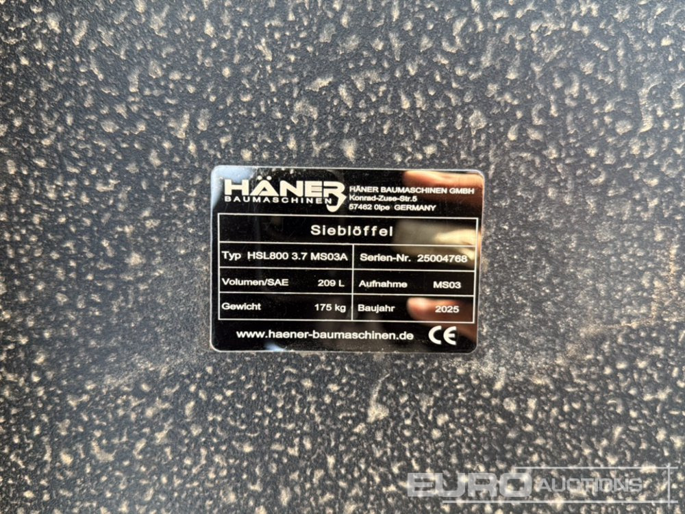 Unused 2025 Häner HSL800 3.7 MS03 - Godet: photos 5 Unused 2025 Häner HSL800 3.7 MS03 - Godet: photos 5
