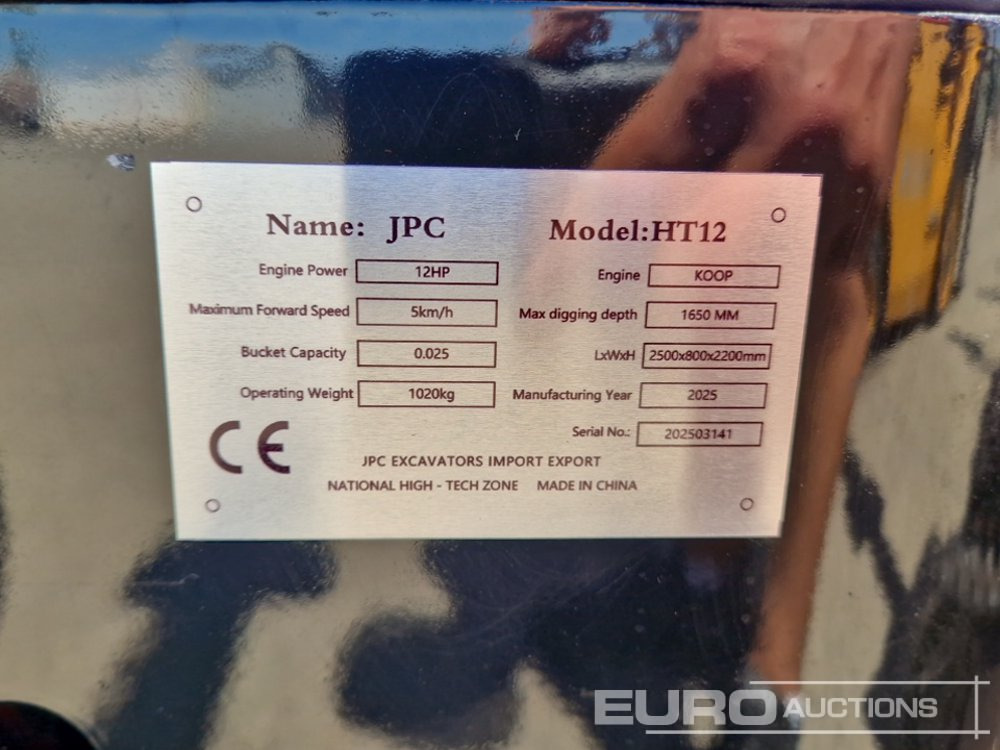 Mini pelle Unused 2025 JPC HT 12: photos 49