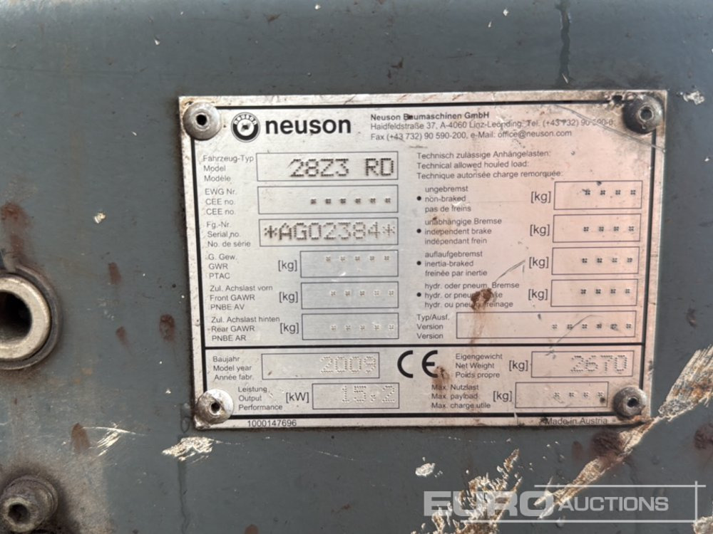 Mini pelle Wacker Neuson 28Z3 RD: photos 49 Mini pelle Wacker Neuson 28Z3 RD: photos 49