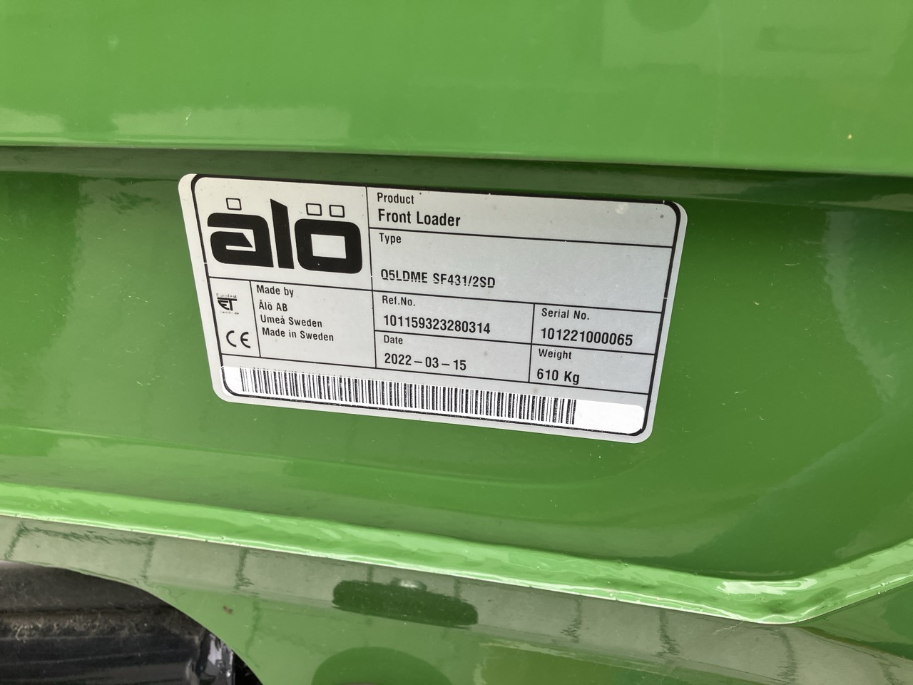 Alö Frontlader Q5 LDM EURO - Chargeur frontal pour tracteur: photos 2 Alö Frontlader Q5 LDM EURO - Chargeur frontal pour tracteur: photos 2