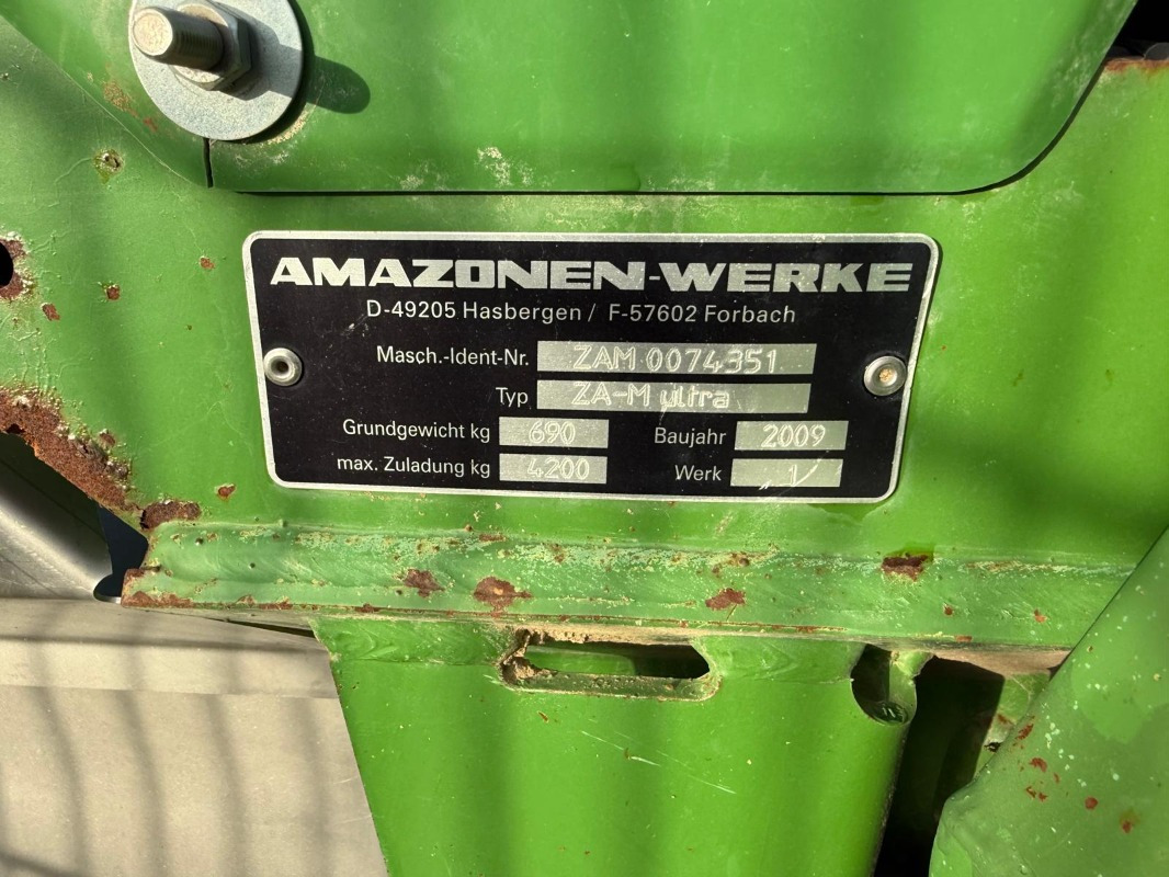 Amazone ZAM-Ultra 4200 Profis Hydro - Pulvérisateur: photos 5 Amazone ZAM-Ultra 4200 Profis Hydro - Pulvérisateur: photos 5