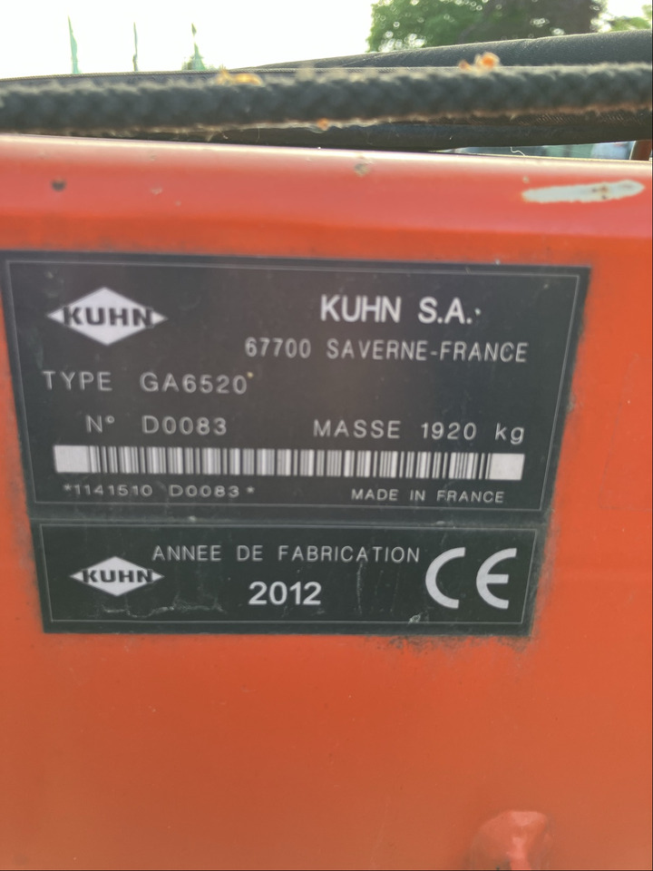 Kuhn 6520 - Faneuse: photos 2 Kuhn 6520 - Faneuse: photos 2