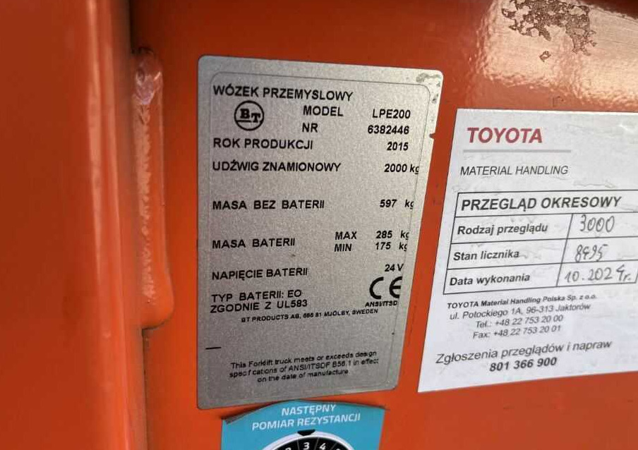 BT LPE200 - Transpalette: photos 4 BT LPE200 - Transpalette: photos 4