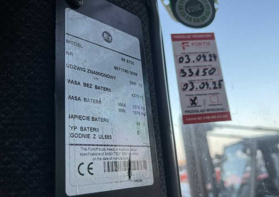 BT RRB7CC - Chariot à mât rétractable: photos 4 BT RRB7CC - Chariot à mât rétractable: photos 4