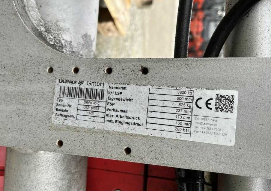 Durwen DRPK45C - Fourches pour Chariot élévateur: photos 5 Durwen DRPK45C - Fourches pour Chariot élévateur: photos 5