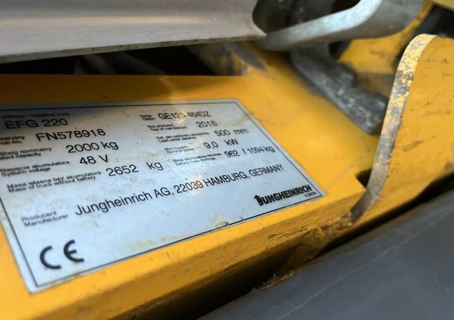 Jungheinrich EFG220 - Chariot élévateur électrique: photos 4 Jungheinrich EFG220 - Chariot élévateur électrique: photos 4