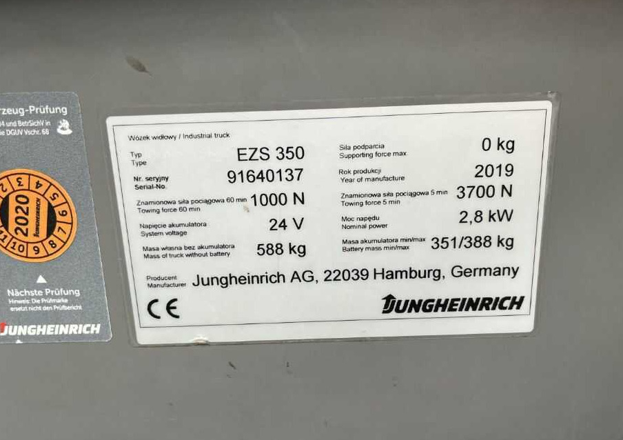 Jungheinrich EZS350 - Chariot tracteur: photos 4 Jungheinrich EZS350 - Chariot tracteur: photos 4