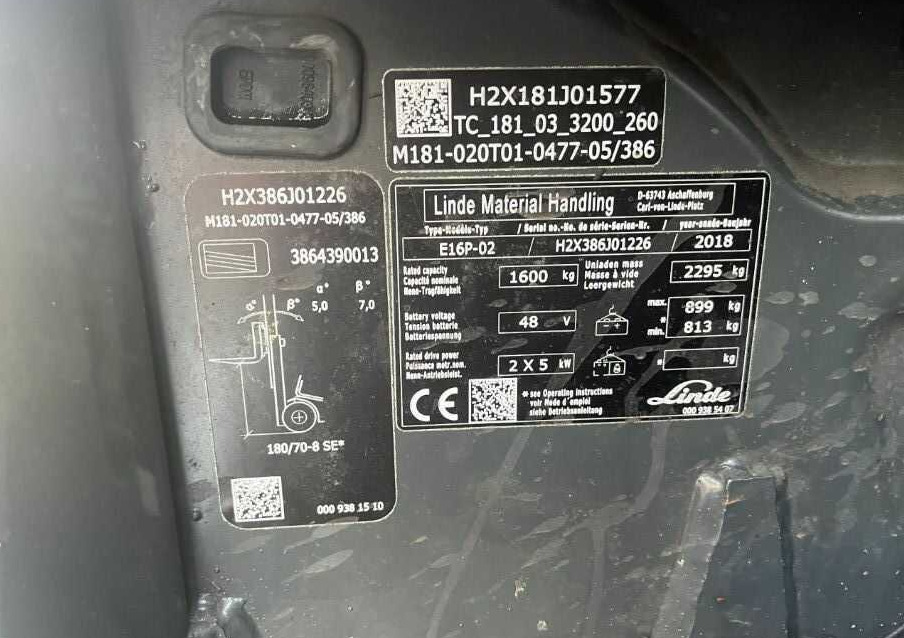 Linde E16P-02 - Chariot élévateur électrique: photos 4 Linde E16P-02 - Chariot élévateur électrique: photos 4