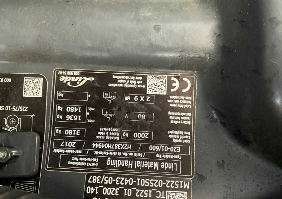 Linde E20-01/600 - Chariot élévateur électrique: photos 4 Linde E20-01/600 - Chariot élévateur électrique: photos 4