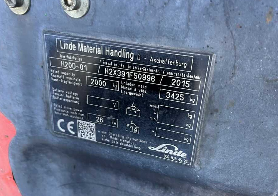 Linde H20D-01 - Chariot élévateur diesel: photos 4 Linde H20D-01 - Chariot élévateur diesel: photos 4