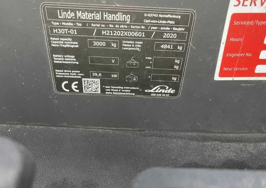 Linde H30T-01 - Chariot élévateur à gaz: photos 4 Linde H30T-01 - Chariot élévateur à gaz: photos 4
