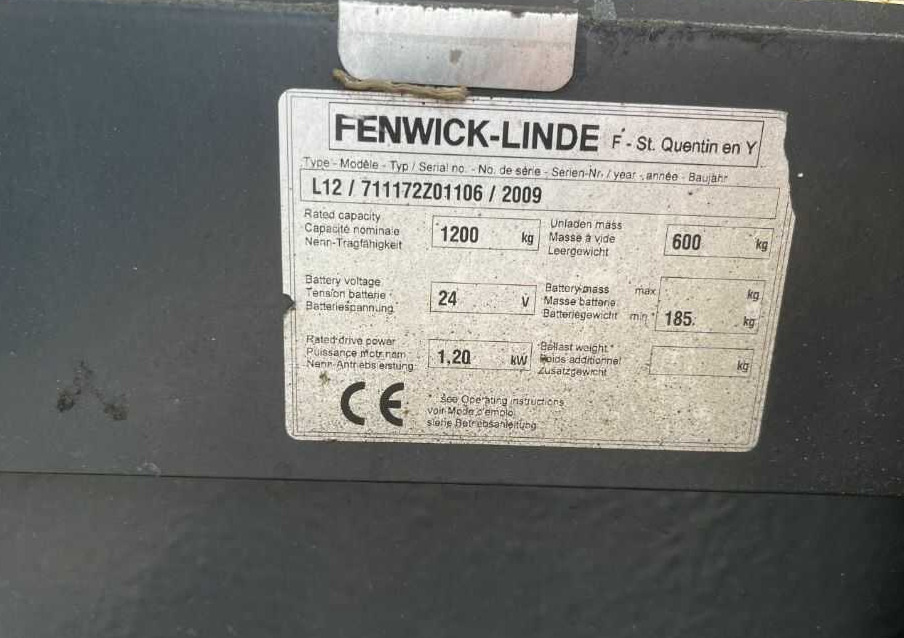 Linde L10 - Gerbeur: photos 4 Linde L10 - Gerbeur: photos 4