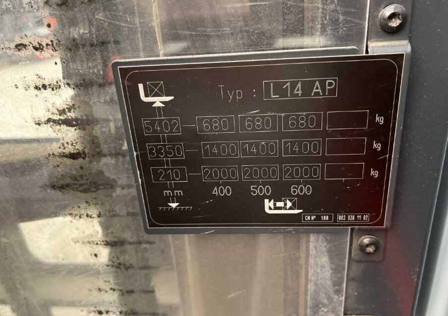 Linde L14APi - Gerbeur: photos 5 Linde L14APi - Gerbeur: photos 5