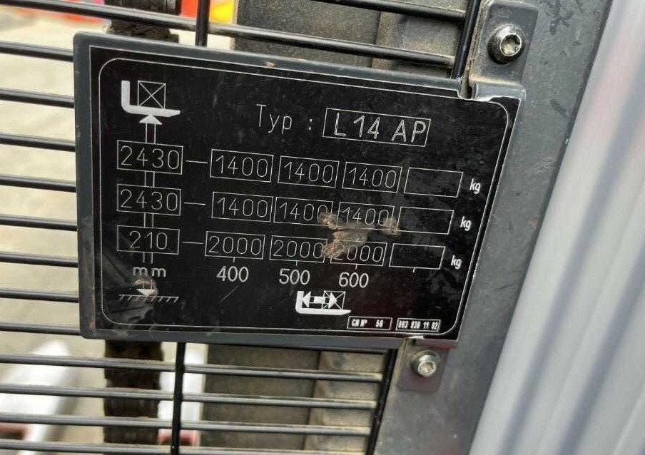 Linde L14lAP - Gerbeur: photos 5 Linde L14lAP - Gerbeur: photos 5