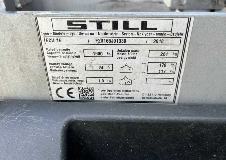 Still ECU16 - Transpalette: photos 4 Still ECU16 - Transpalette: photos 4